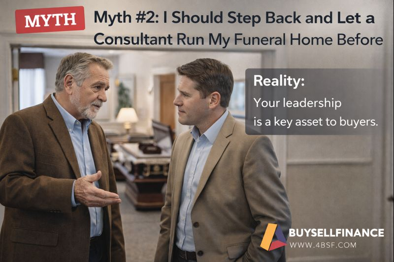 Myth 2: I Should Step Back and Let a Consultant Run My Funeral Home Before Selling