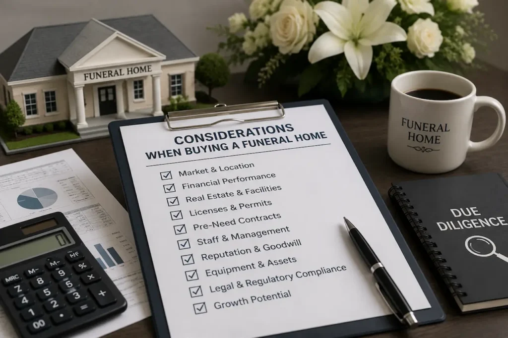 Considerations When Buying a Funeral Home