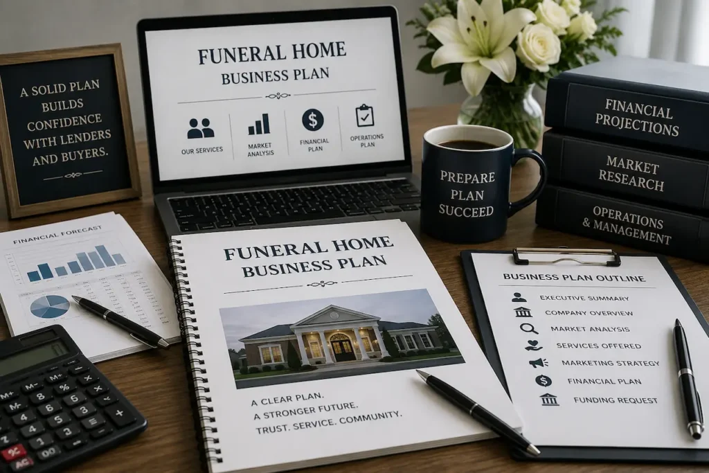 How to Prepare a Business Plan for a Funeral Home — What Lenders and Buyers Actually Need