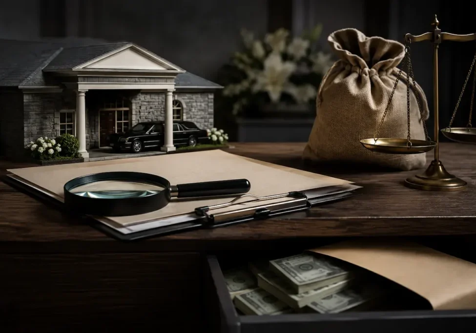 Hidden broker fees and undisclosed costs affecting a funeral home sale